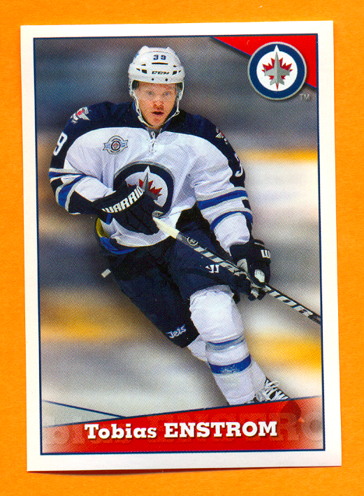 2012 PANINI #165-Tobias Enstrom - NHL Hockey Stickers