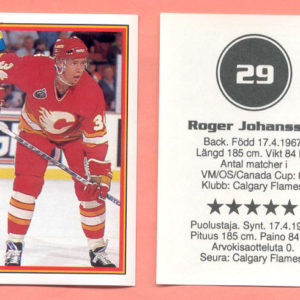 1991 Semic Hockey VM (Swedish) Stickers #74 Mark Recchi
